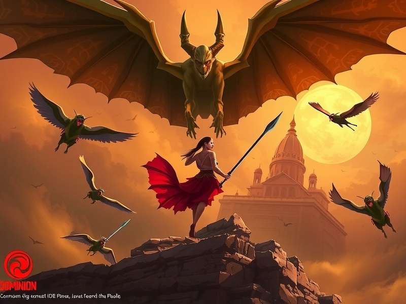 Pune Dominion Mystic War - warriors on horseback near Shaniwar Wada with magical glow